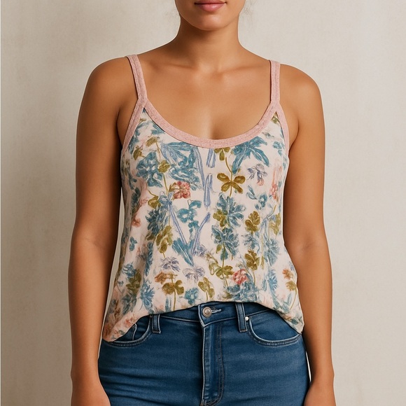 Free People Y2K Reverse High Low Cami Tank - Picture 1 of 7